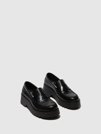 Loafers Shoes MOAT948FLY BLACK (BLACK SOLE)