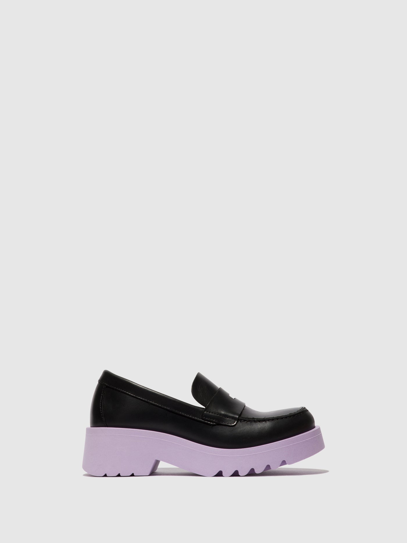 Loafers Shoes MOAT948FLY BLACK (VIOLET SOLE)