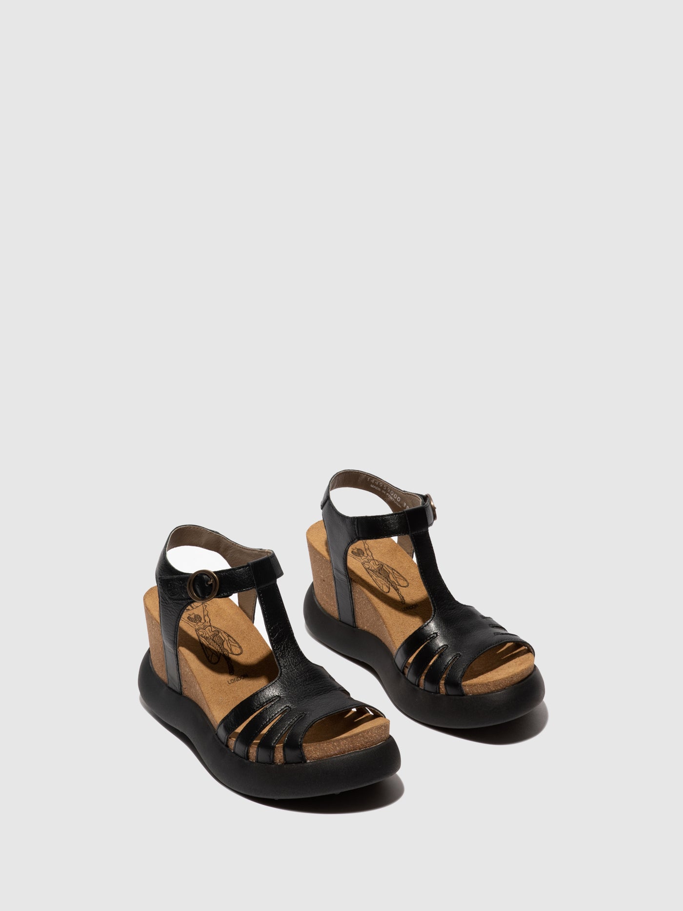 T-Strap Sandals GAIT959FLY BLACK