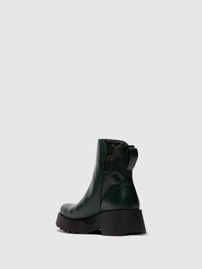 Zip Up Ankle Boots MUZZ977FLY PETROL