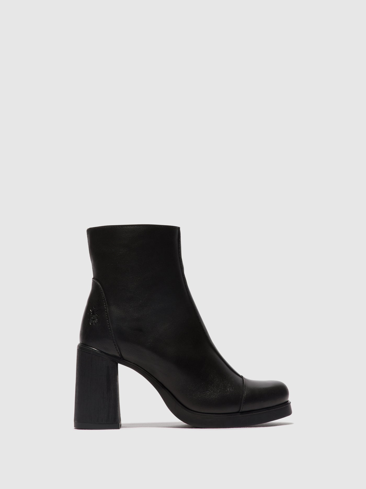 Zip Up Ankle Boots STIR985FLY BLACK