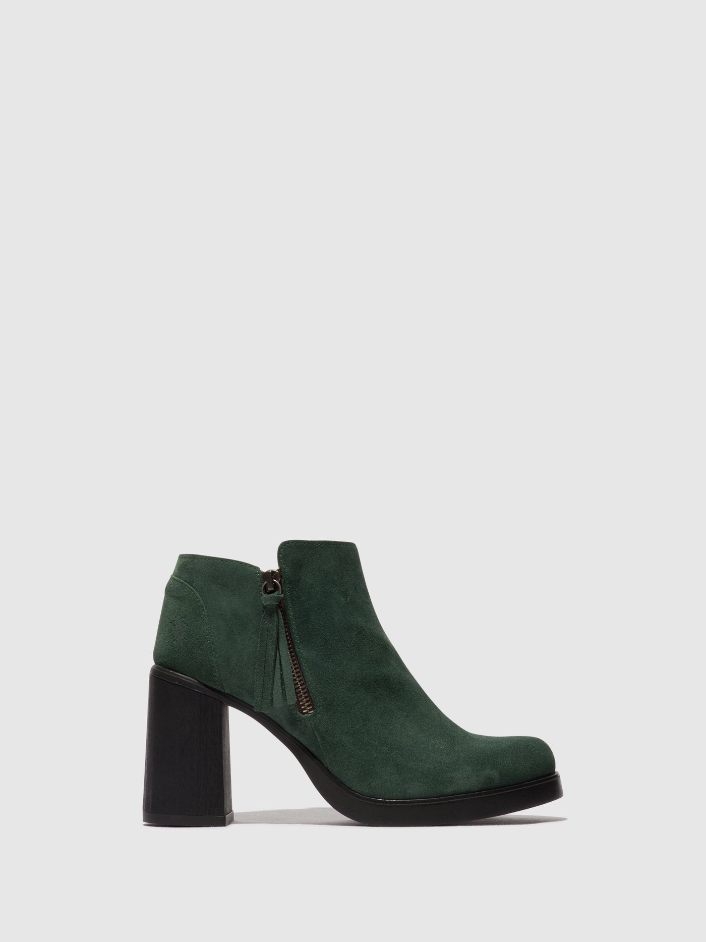 Zip Up Ankle Boots SHAR986FLY GREEN