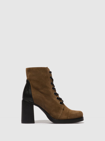 Lace-up Ankle Boots SONY989FLY TAUPE/BLACK