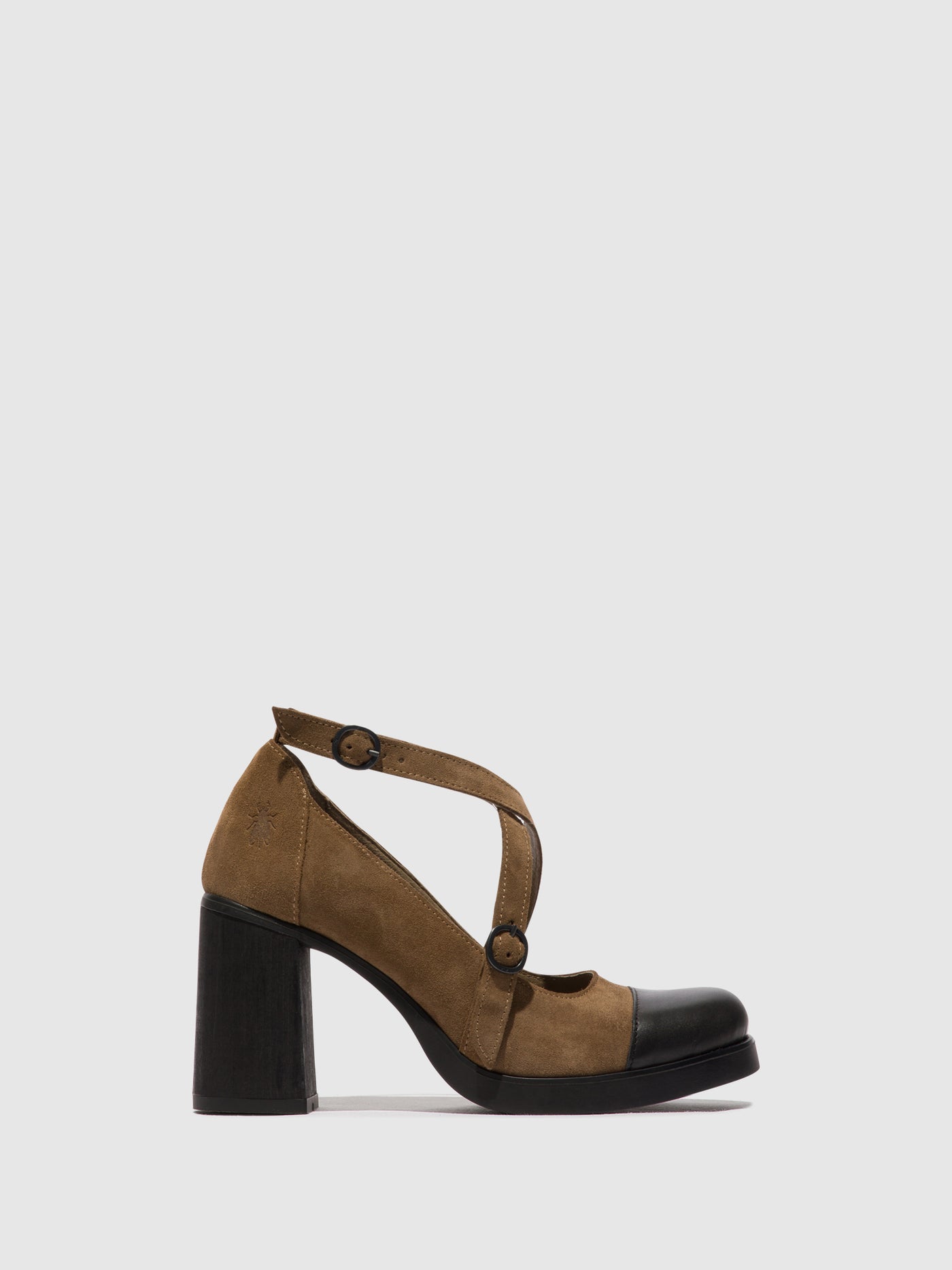 Buckle Shoes SLIV993FLY BLACK/TAUPE