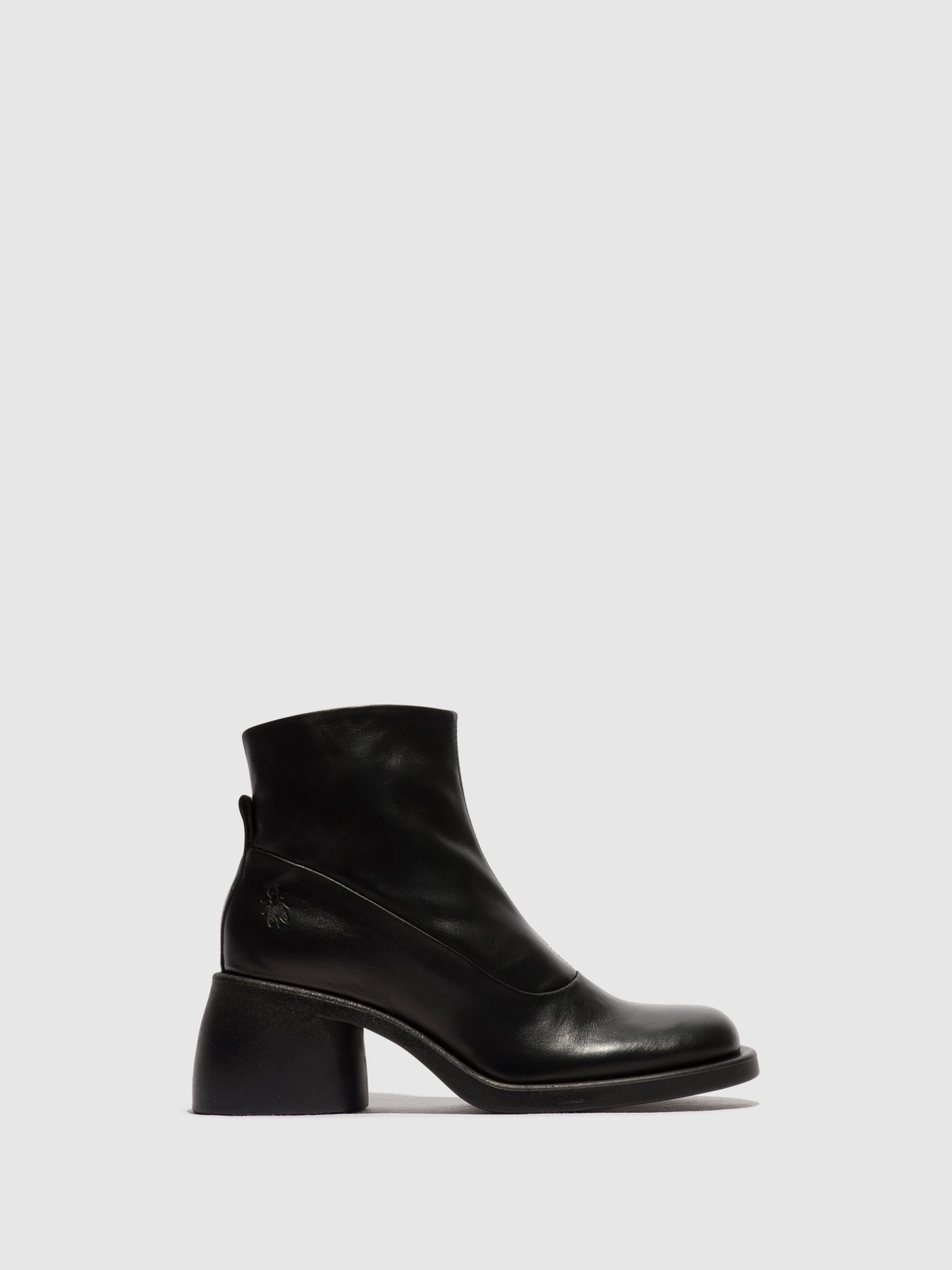 Zip Up Ankle Boots HINT003FLY BLACK