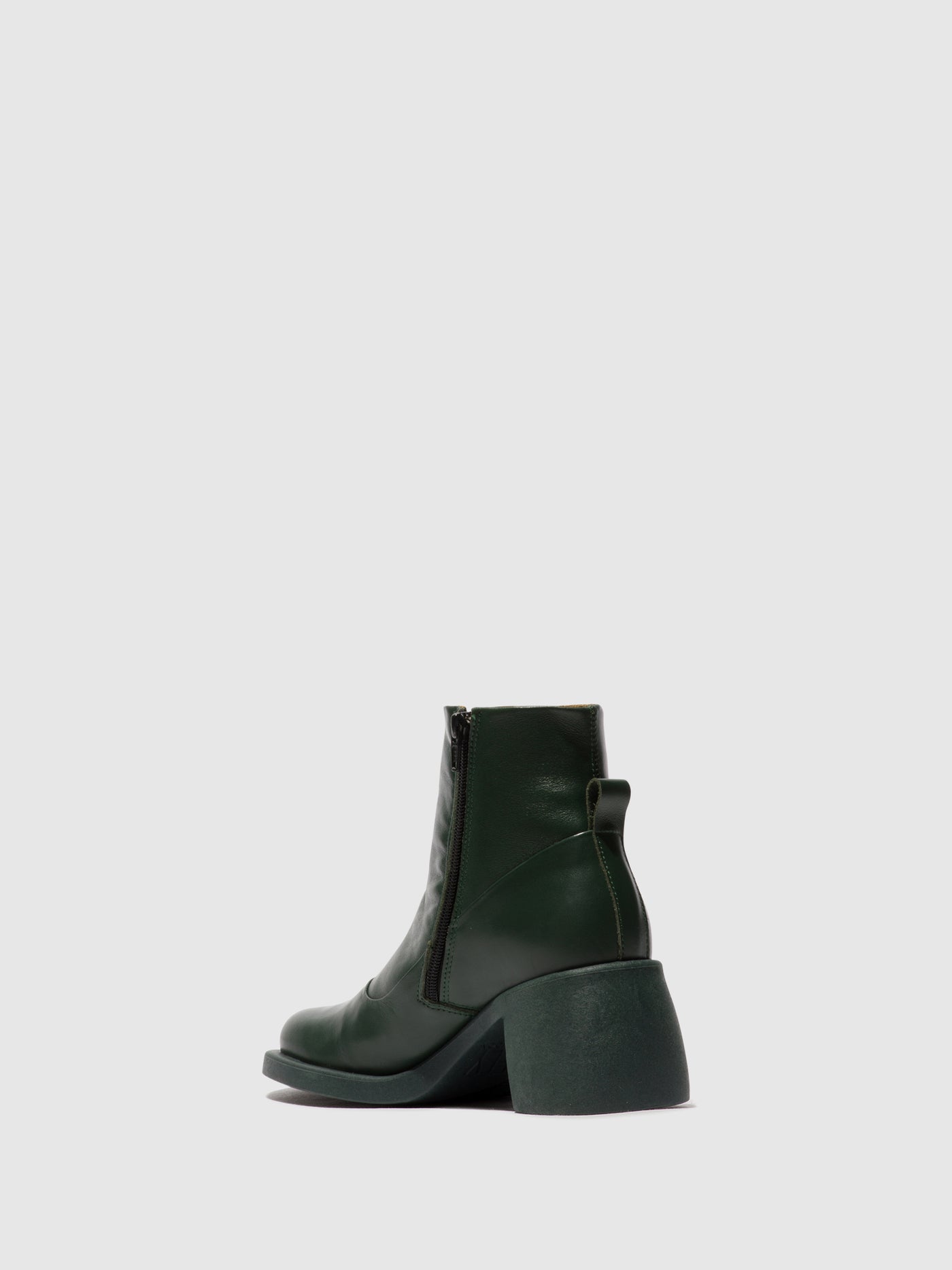 Zip Up Ankle Boots HINT003FLY DARK GREEN