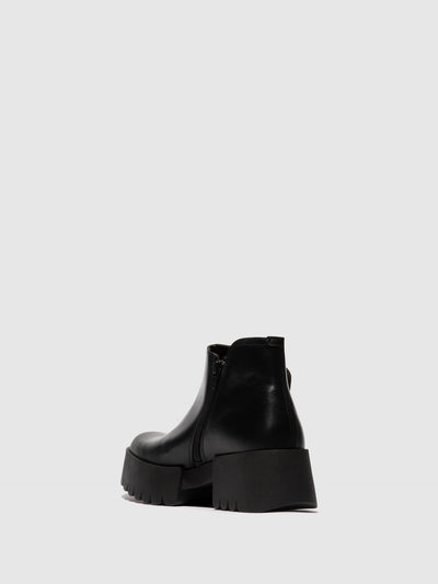 Velcro Ankle Boots ENDO006FLY BLACK