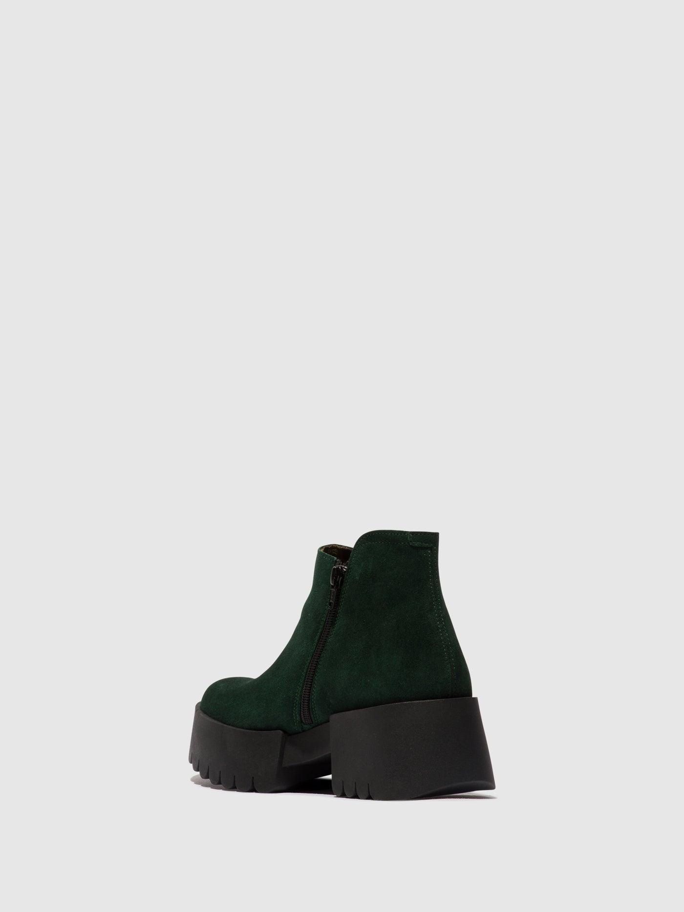 Velcro Ankle Boots ENDO006FLY GREEN FOREST