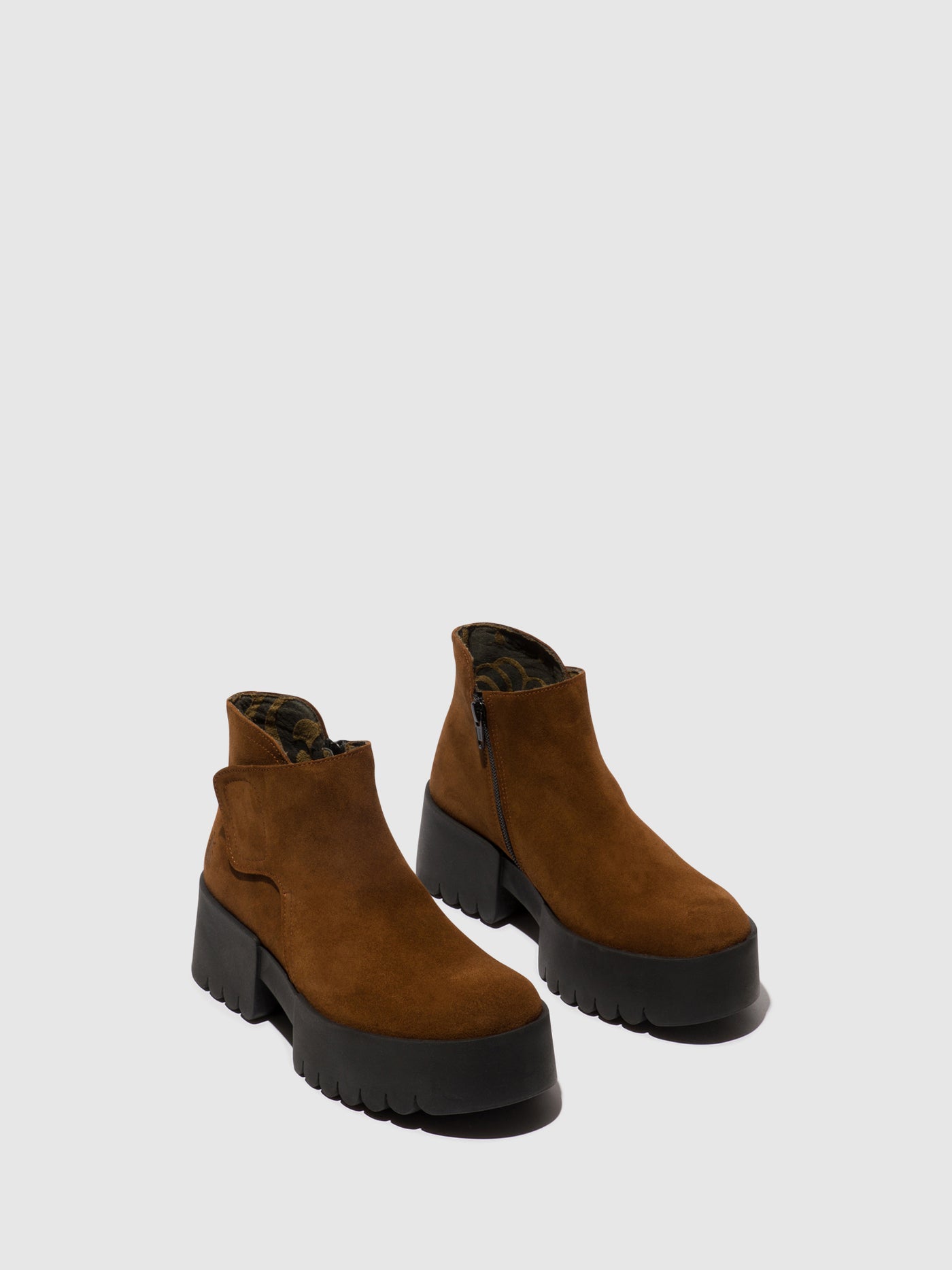 Velcro Ankle Boots ENDO006FLY CAMEL