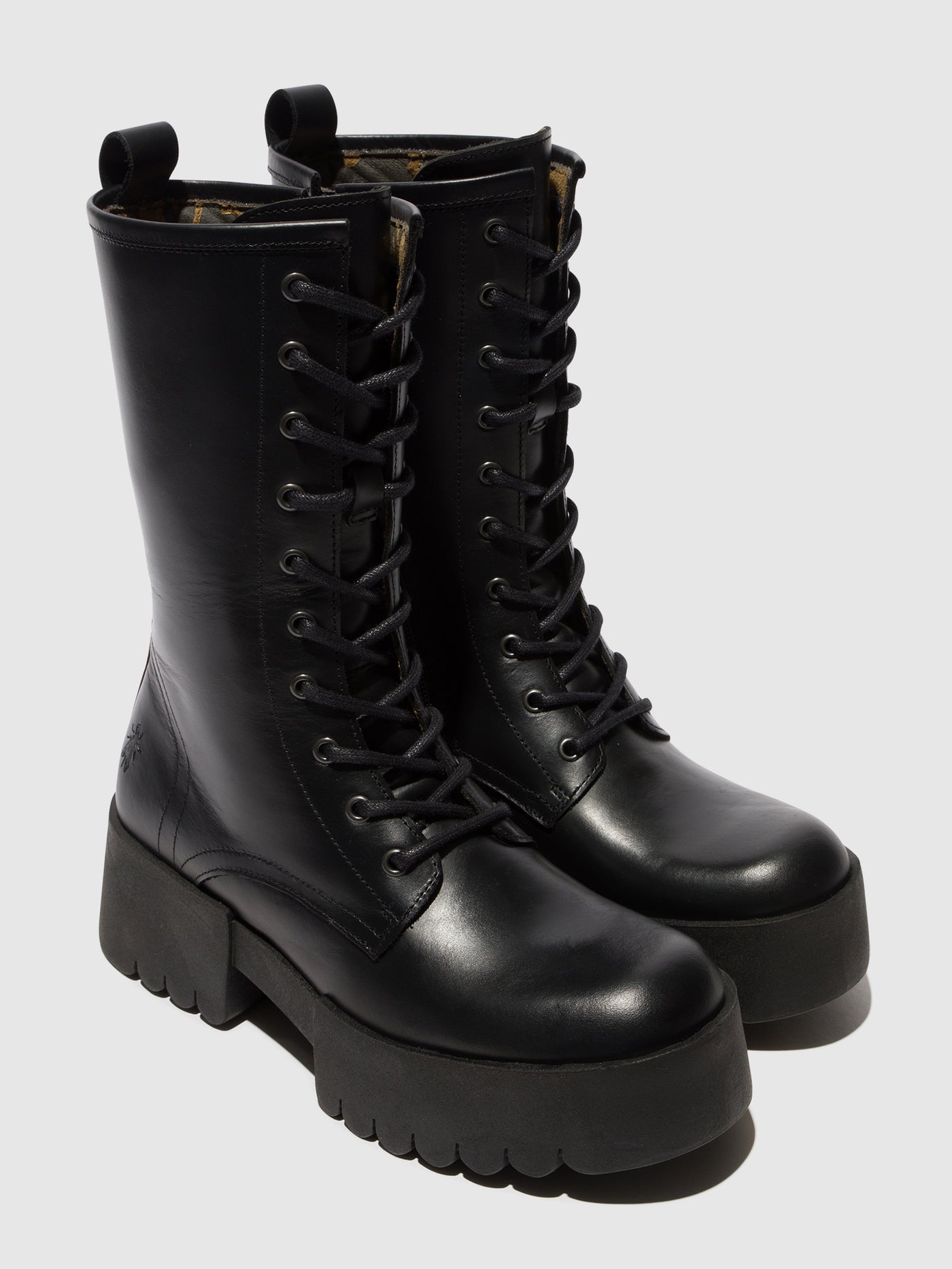 Lace-up Boots ELNA008FLY BLACK