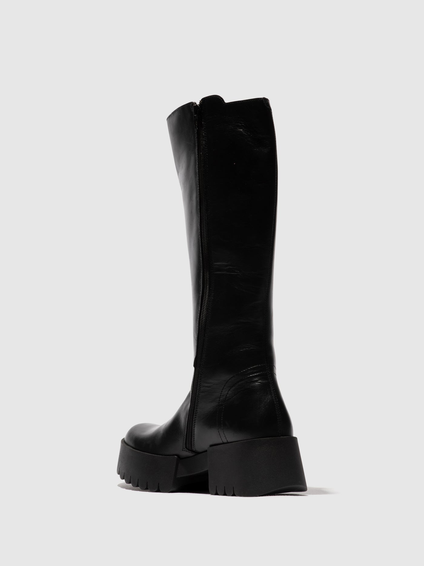 Zip Up Boots EXES009FLY BLACK