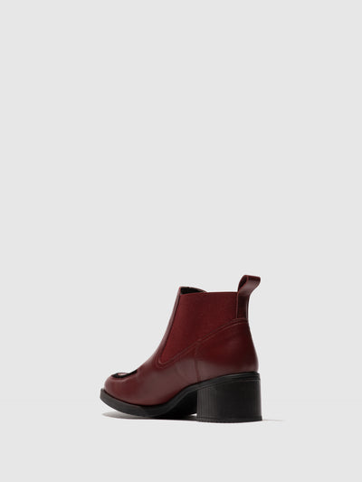 Chelsea Ankle Boots KATH016FLY WINE/BLACK