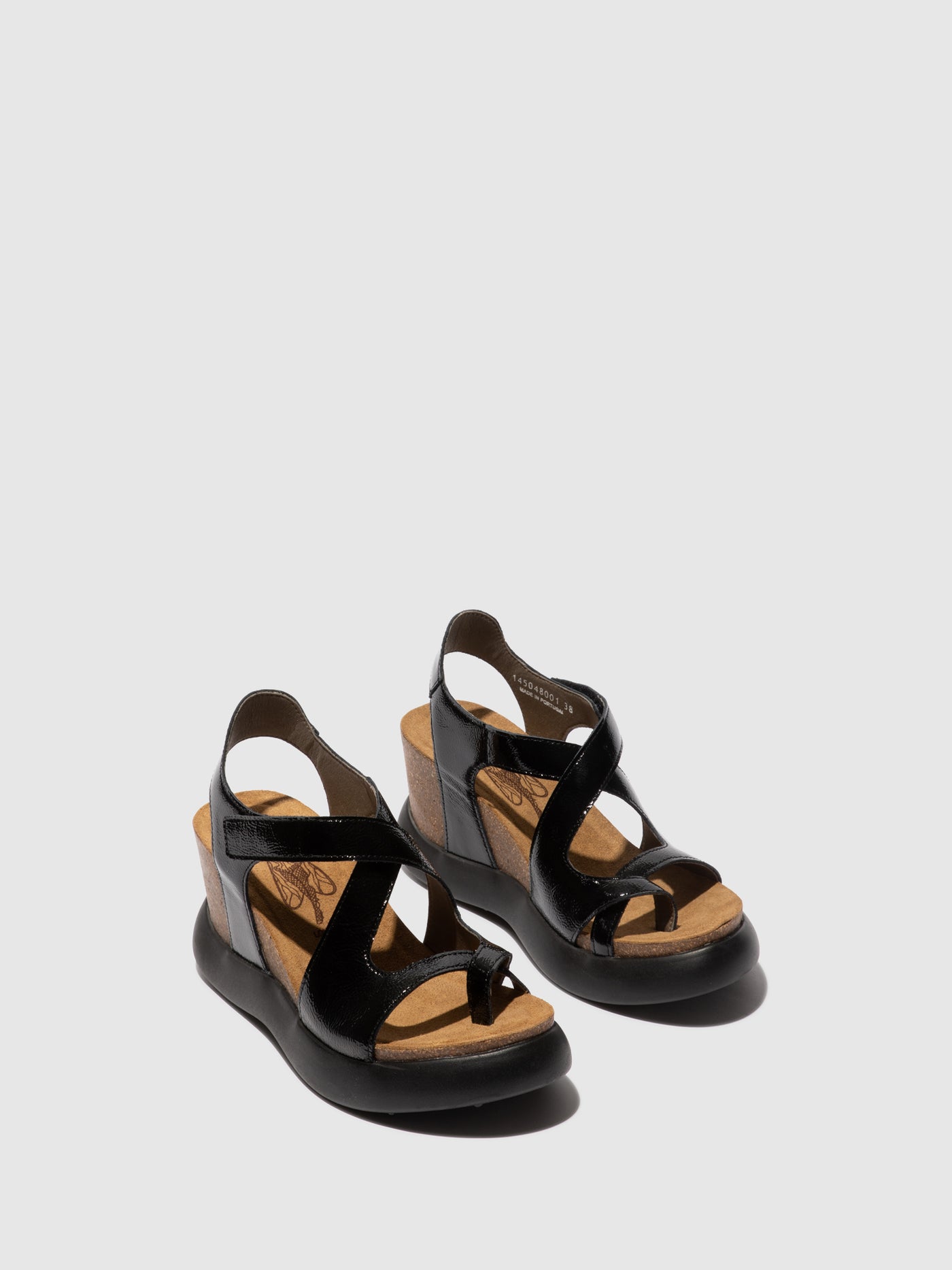 Velcro Sandals GAVI048FLY BLACK