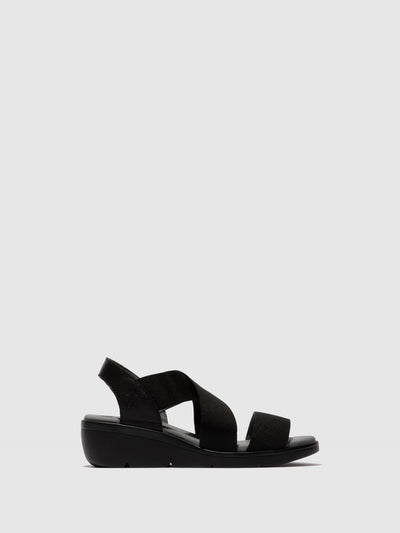 Elasticated Sandals NOLI056FLY BLACK