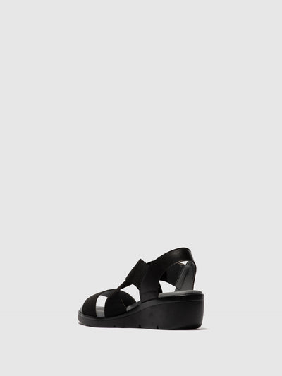 Elasticated Sandals NOLI056FLY BLACK
