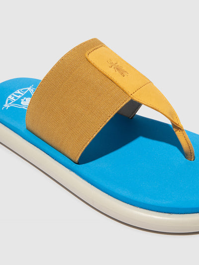 Slip-on Sandals ONIA065FLY YELLOW/YELLOW/AZURRE