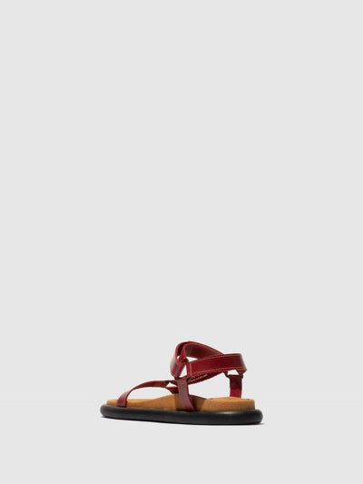 T-Strap Sandals POCH069FLY RED