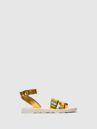 Ankle Strap Sandals TRIX075FLY GOLD