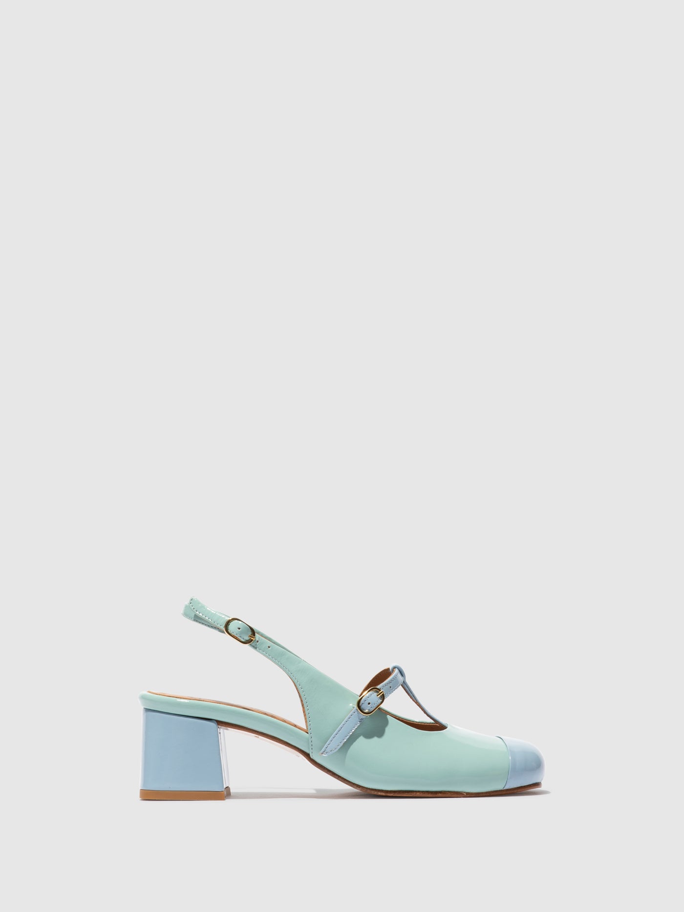 Sling-Back Sandals SOLN083FLY SKY BLUE/SPEARMINT