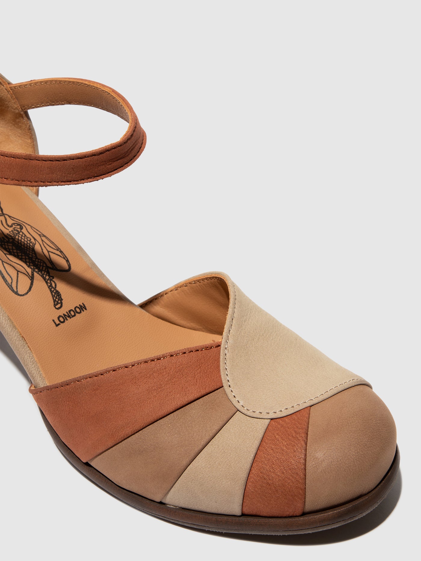 Heel Shoes BESH087FLY BEIGE/TAUPE/TAN