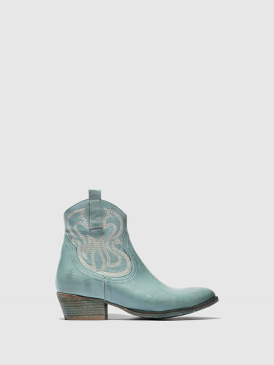 Cowboy Ankle Boots WAMI092FLY SKY BLUE
