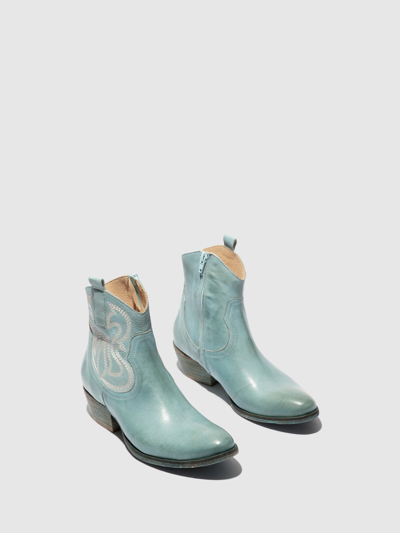 Cowboy Ankle Boots WAMI092FLY SKY BLUE