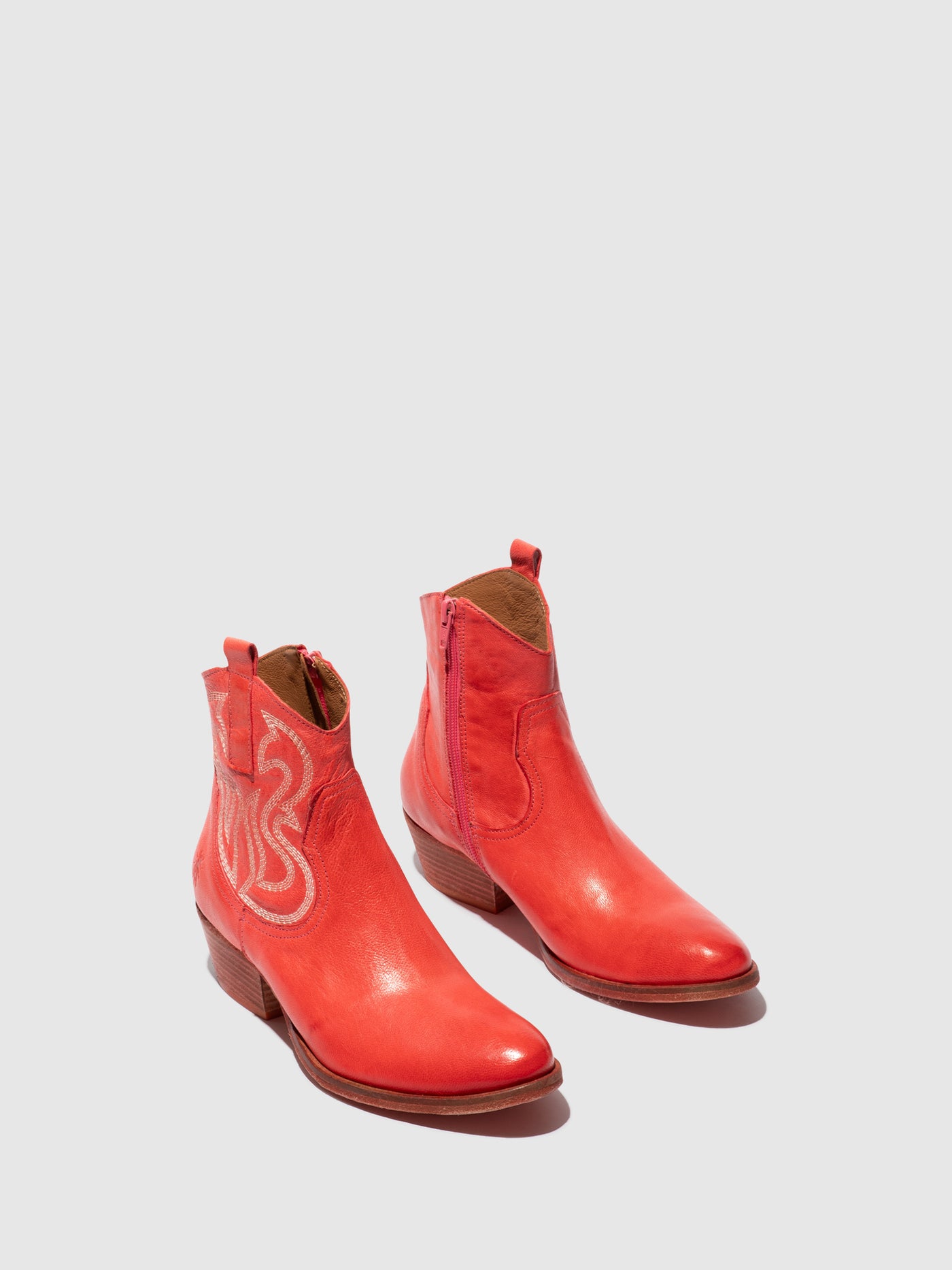 Cowboy Ankle Boots WAMI092FLY SCARLET