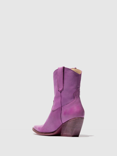 Cowboy Ankle Boots WOFY093FLY VIOLET