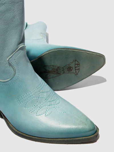 Cowboy Ankle Boots WOFY093FLY SKY BLUE