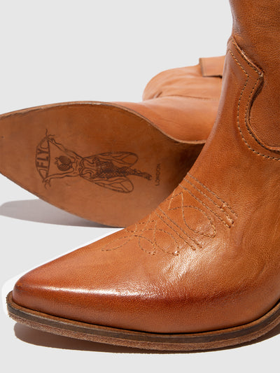 Cowboy Ankle Boots WOFY093FLY CAMEL
