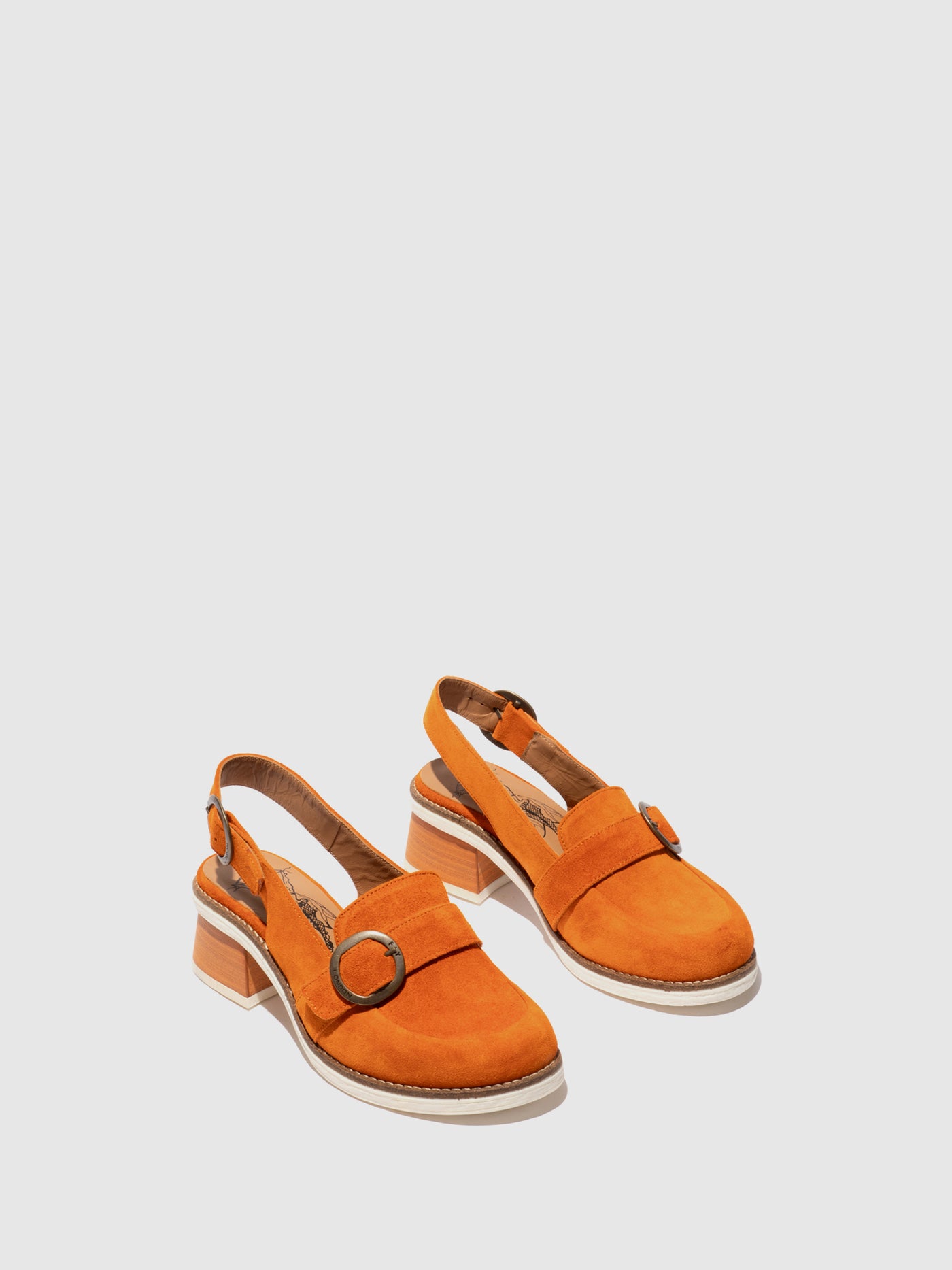 Buckle Shoes CUTH094FLY ORANGE