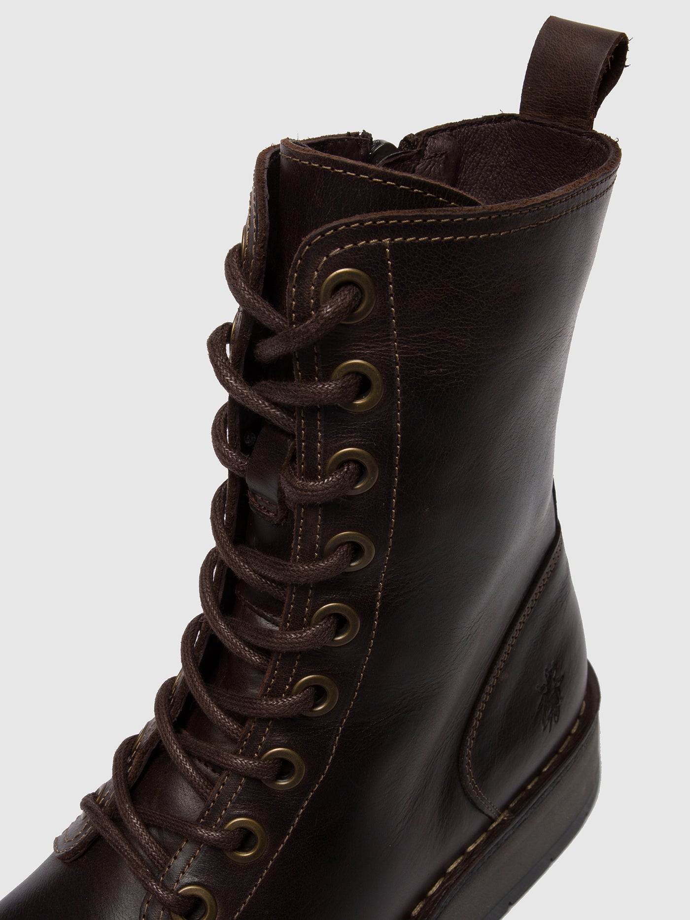 Lace-up Ankle Boots RAMI043FLY RUG DK. BROWN