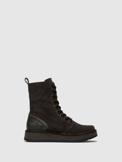 Lace-up Ankle Boots RAMI043FLY OILSUEDE/RUG DIESEL