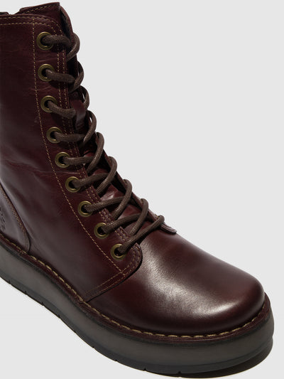 Lace-up Ankle Boots RAMI043FLY WINE