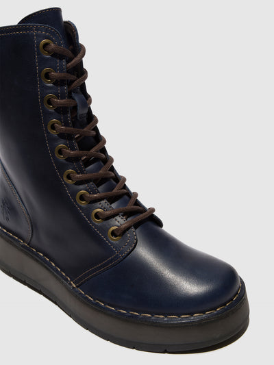 Lace-up Ankle Boots RAMI043FLY BLUE