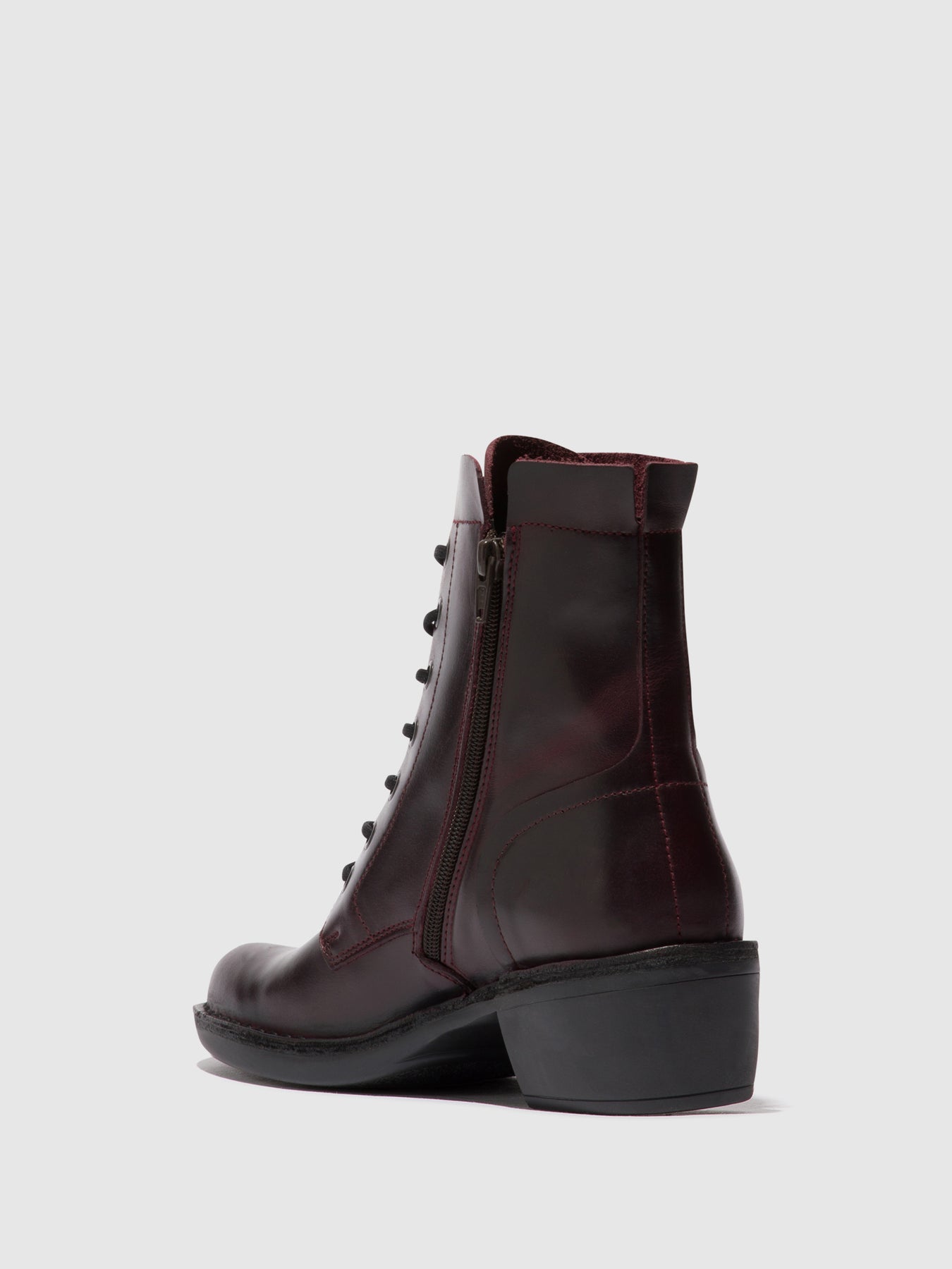 Botín Fly London para mujer MILU044FLY cremallera lateral con cordones - Imagen 12 de 21