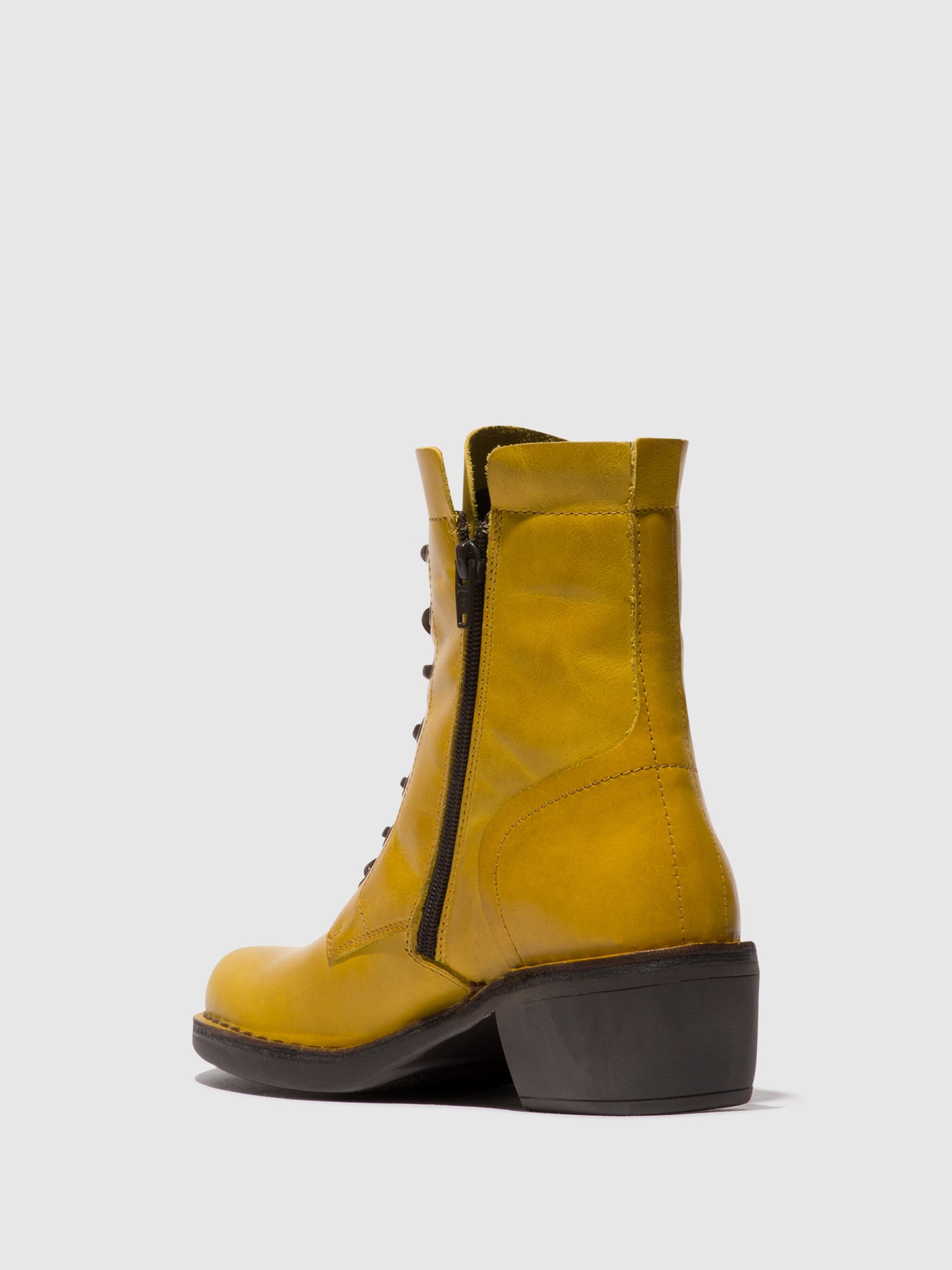 Lace-up Ankle Boots MILU044FLY MUSTARD