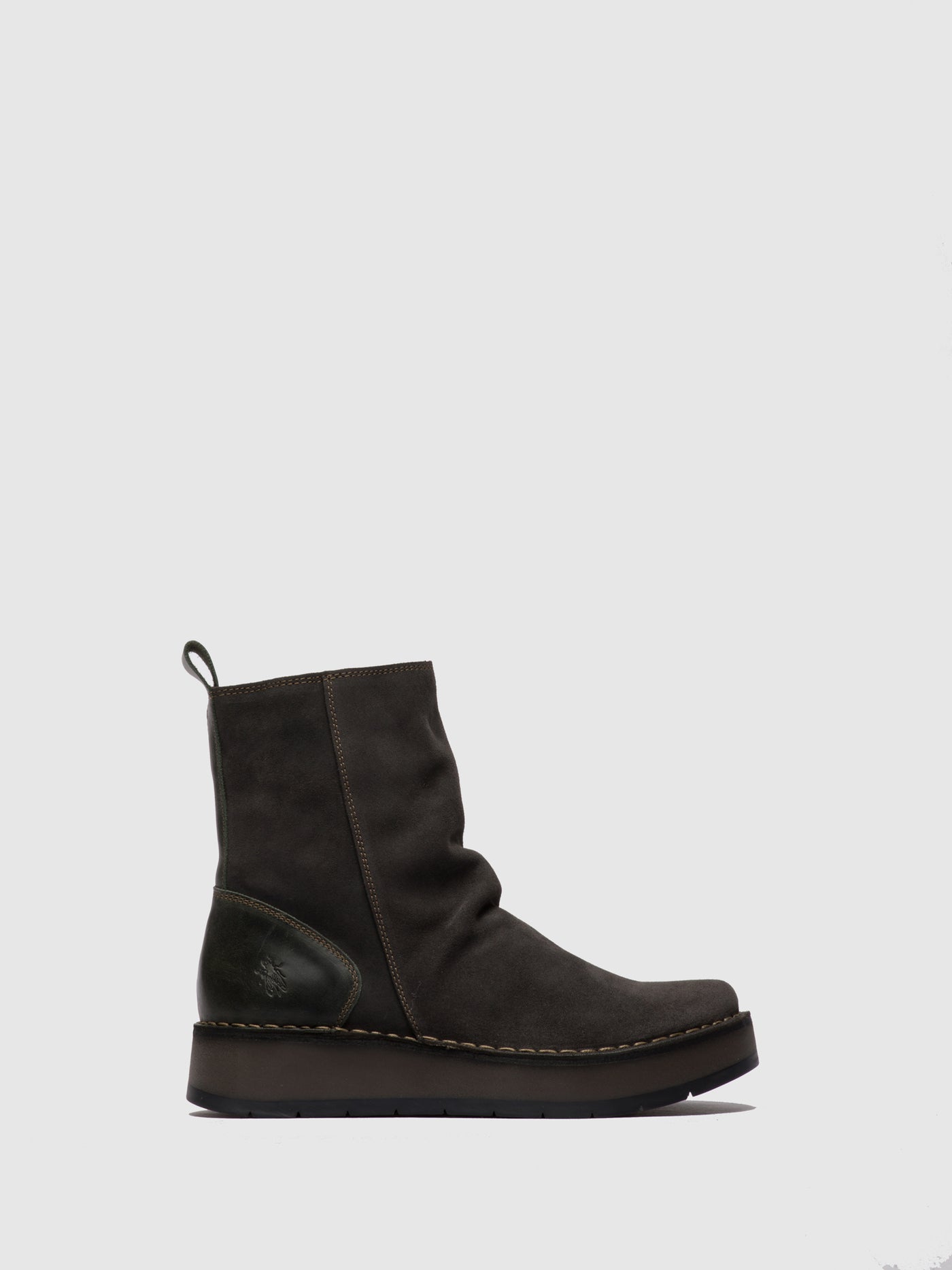 Zip Up Ankle Boots RENO053FLY OILSUEDE/RUG DIESEL
