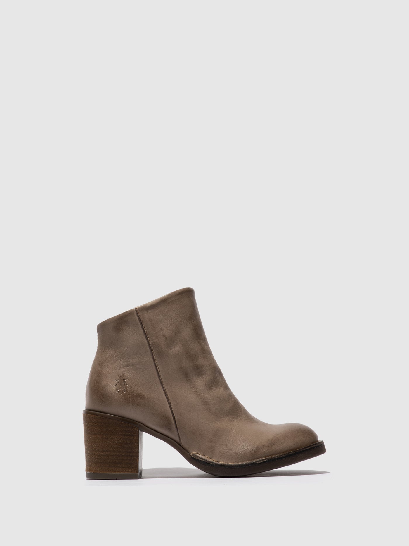 Zip Up Ankle Boots BELL061FLY TAUPE