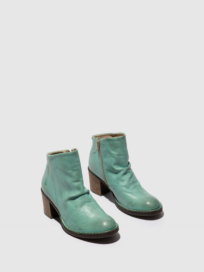 Zip Up Ankle Boots BELL061FLY SPEARMINT