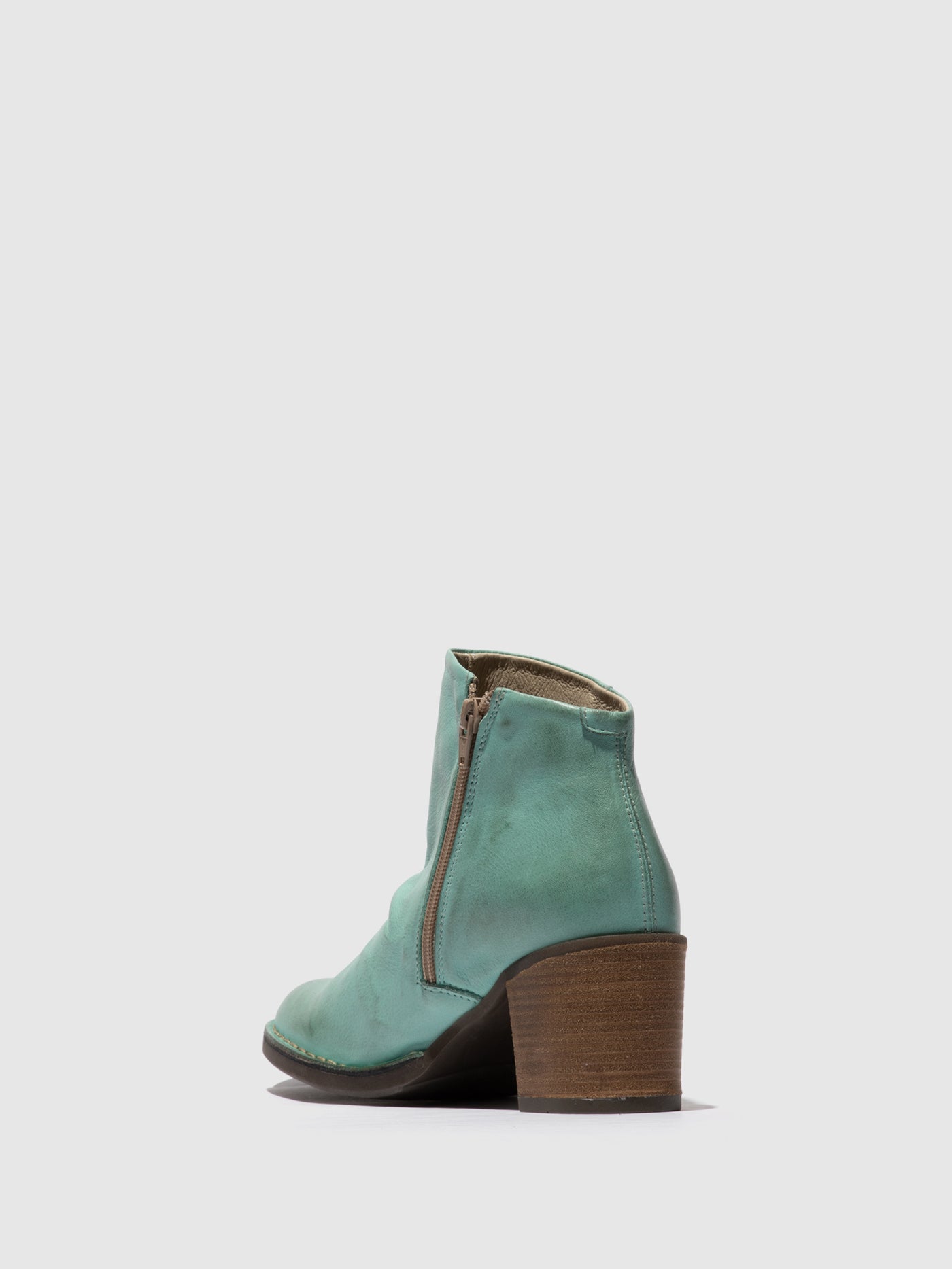 Zip Up Ankle Boots BELL061FLY SPEARMINT