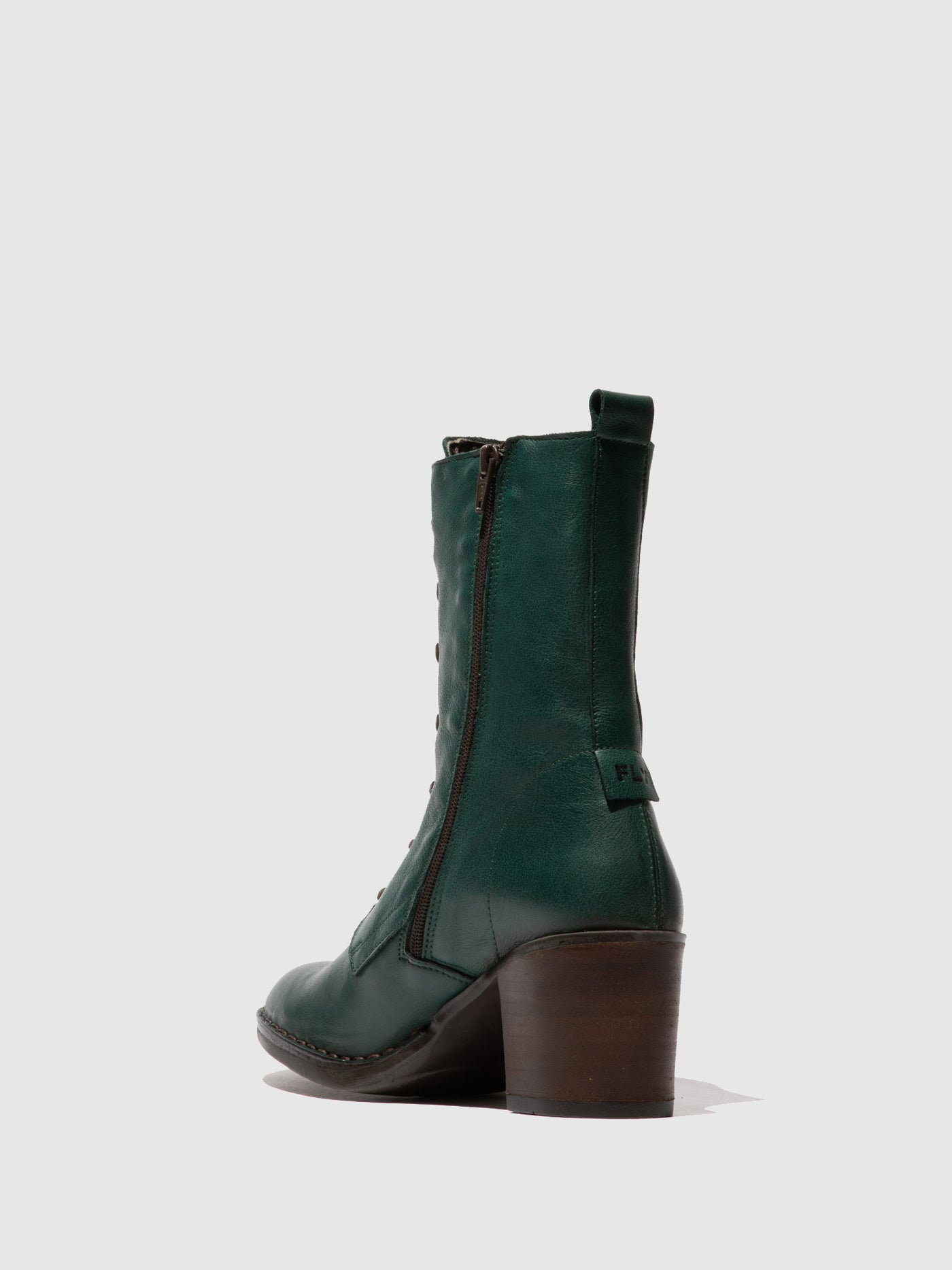 Lace-up Ankle Boots BLYA070FLY VERONA GREEN FOREST
