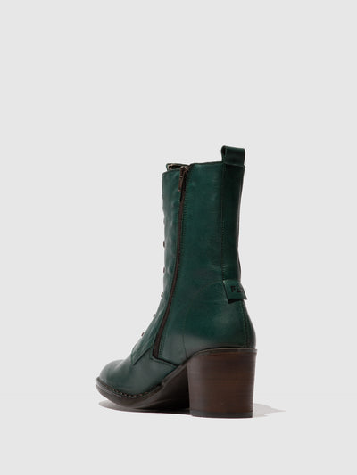 Lace-up Ankle Boots BLYA070FLY VERONA GREEN FOREST