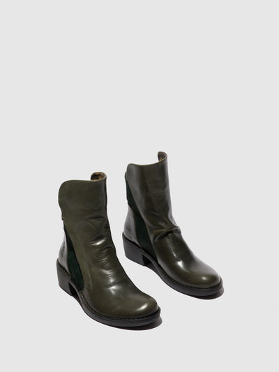 Zip Up Ankle Boots MELY074FLY DIESEL/GREEN FOREST