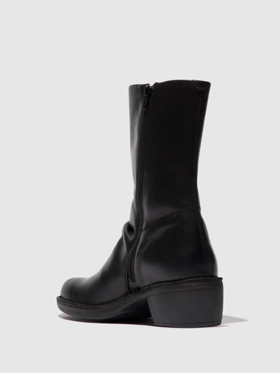 Zip Up Boots MECY092FLY BLACK/BLACK