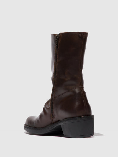 Zip Up Boots MECY092FLY DK.BROWN/EXPRESSO