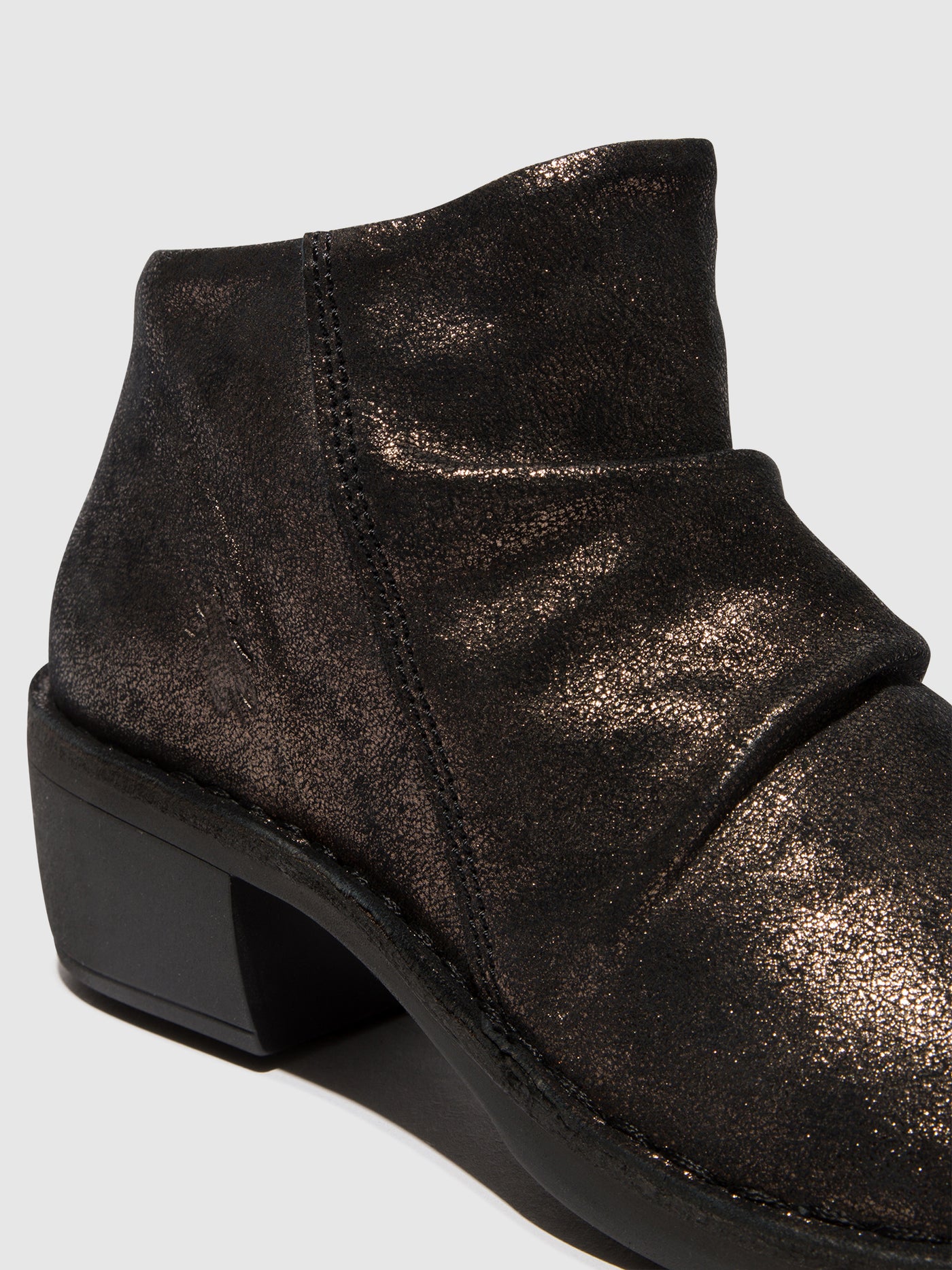 Zip Up Ankle Boots MERK093FLY GRAPHITE