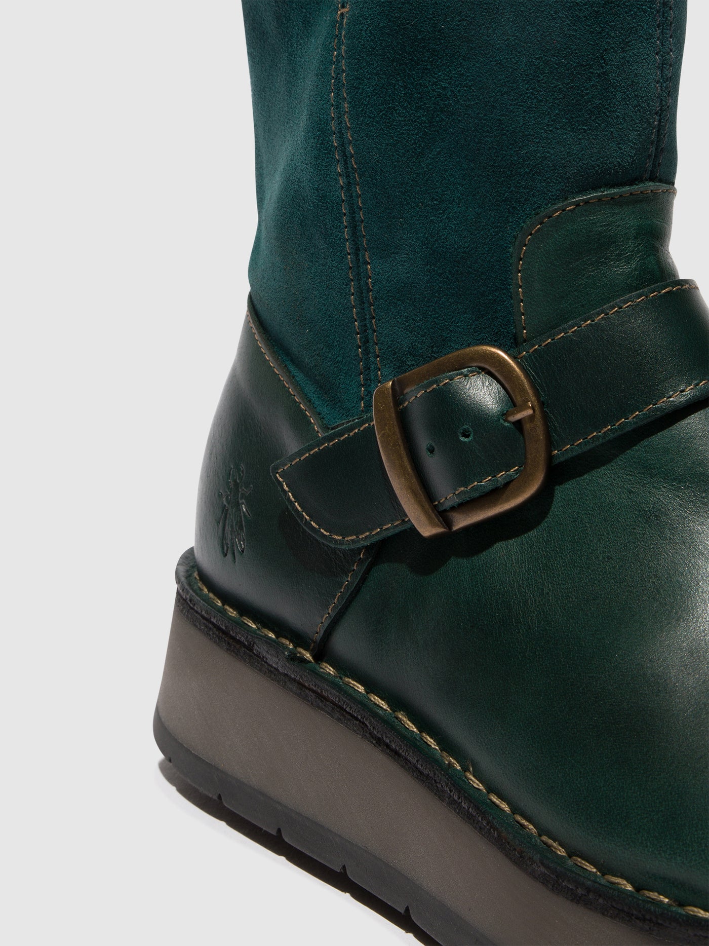 Buckle Ankle Boots RUTH101FLY PETROL