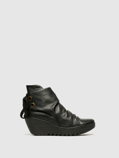 Wedge Ankle Boots YAMA BLACK