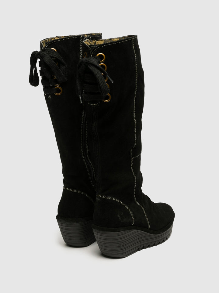 Fly london yust boots black on sale